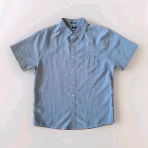 Vintage 2000s Oakley True Fit Shirt Gray Button Up Large Y2K